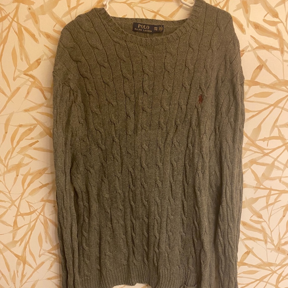 Men Polo Ralph Lauren XXL grey sweater